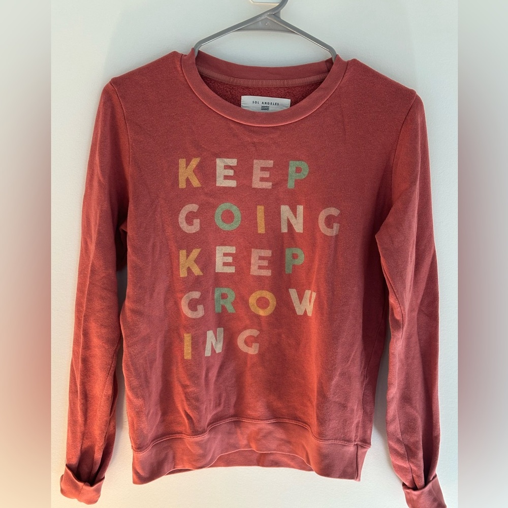 Sol Angeles x Anthropologie crewneck sweatshirt.Lightly worn in great condition
